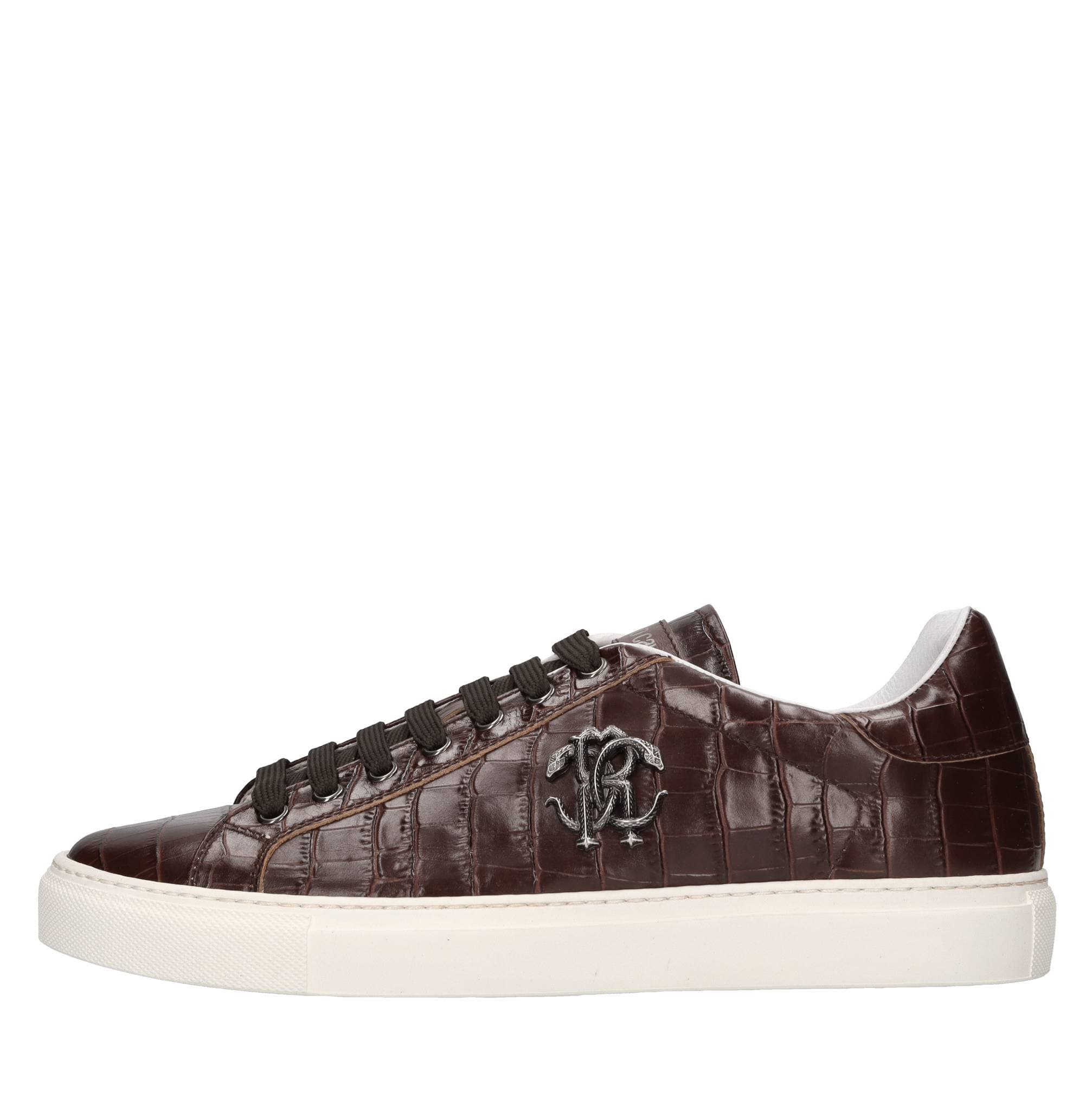 Leather sneakers — Brown