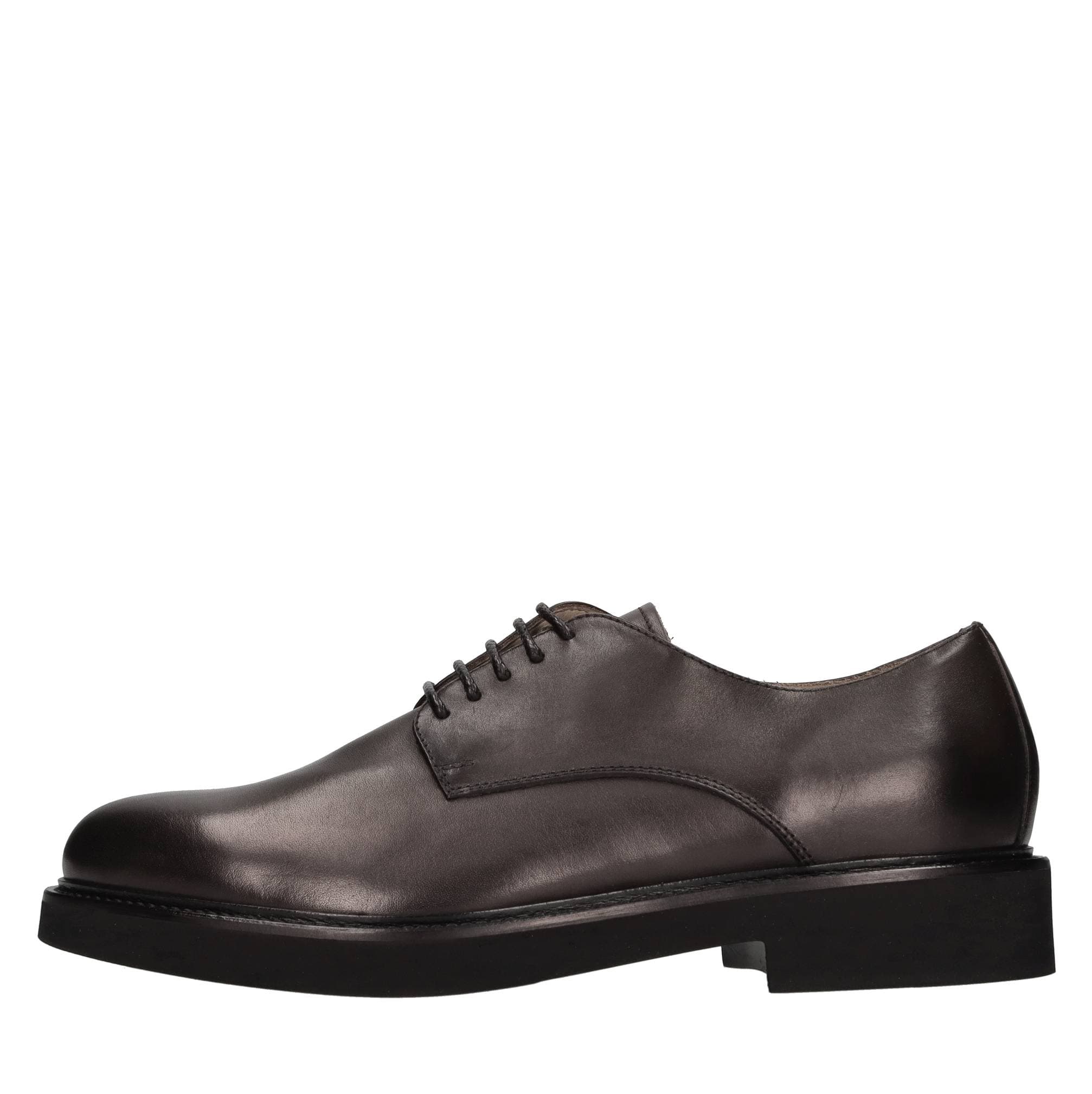 Leather lace-ups — Brown
