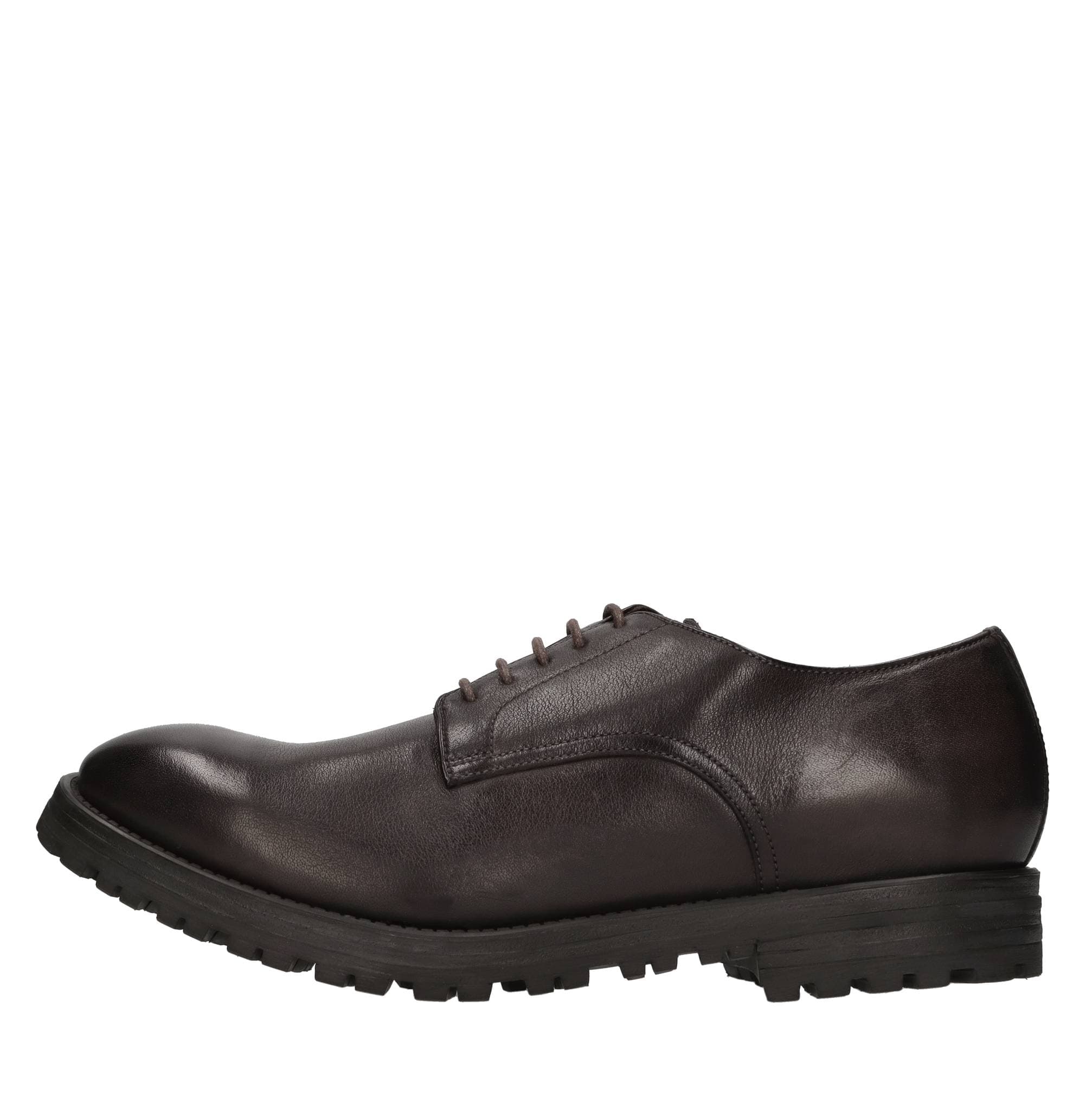 Leather lace-ups — Brown