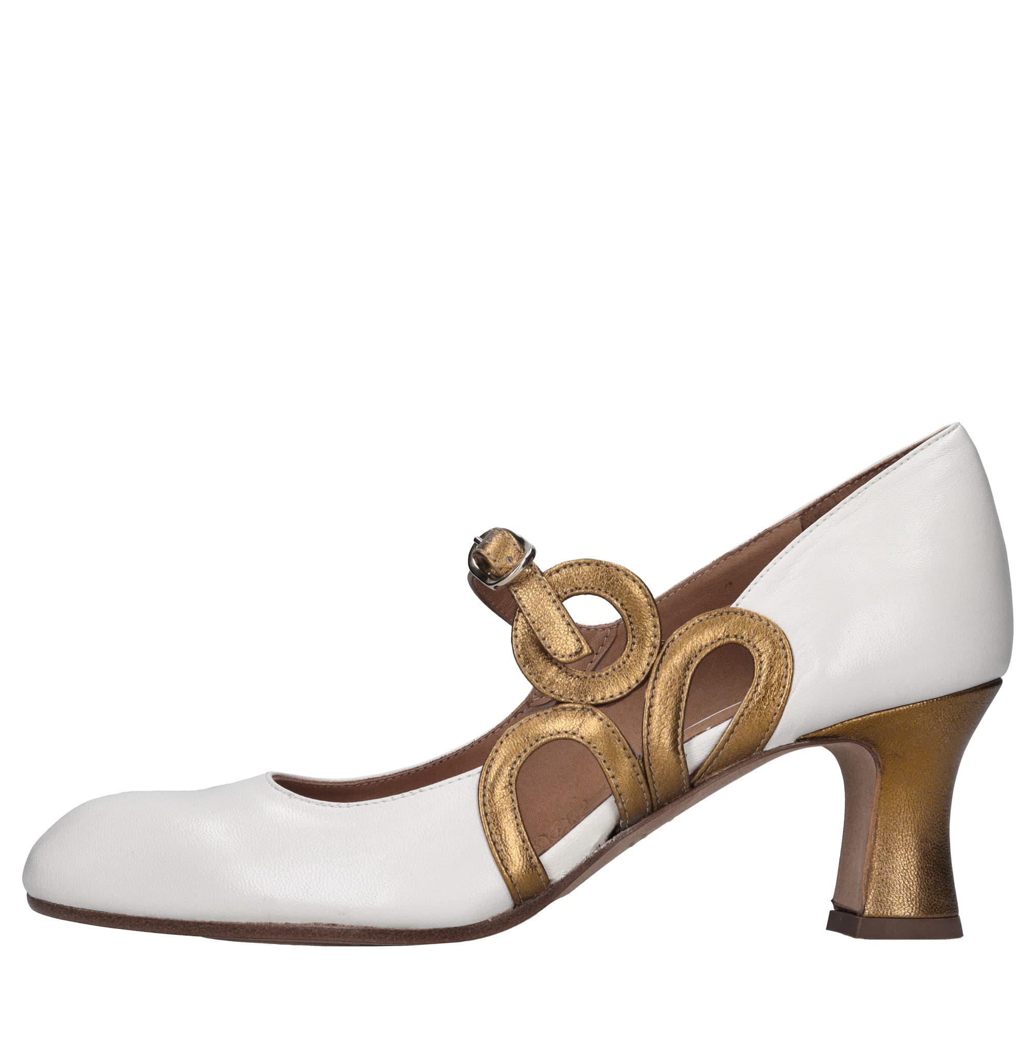 Leather pump — Multicolour