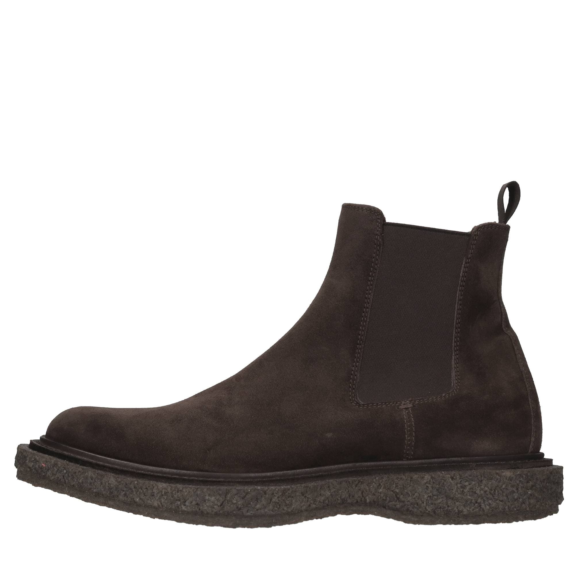 Suede Beatles ankle boots — Brown