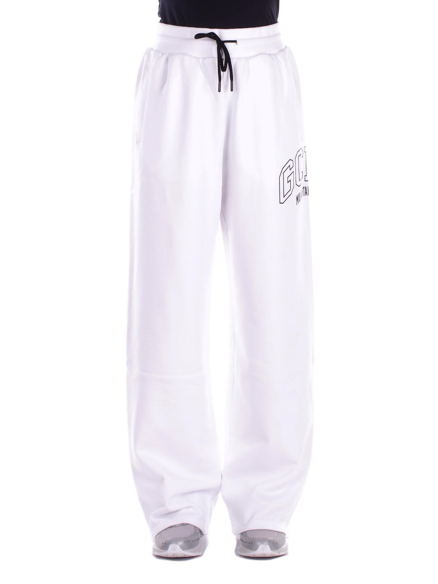 GCDS Trousers White
