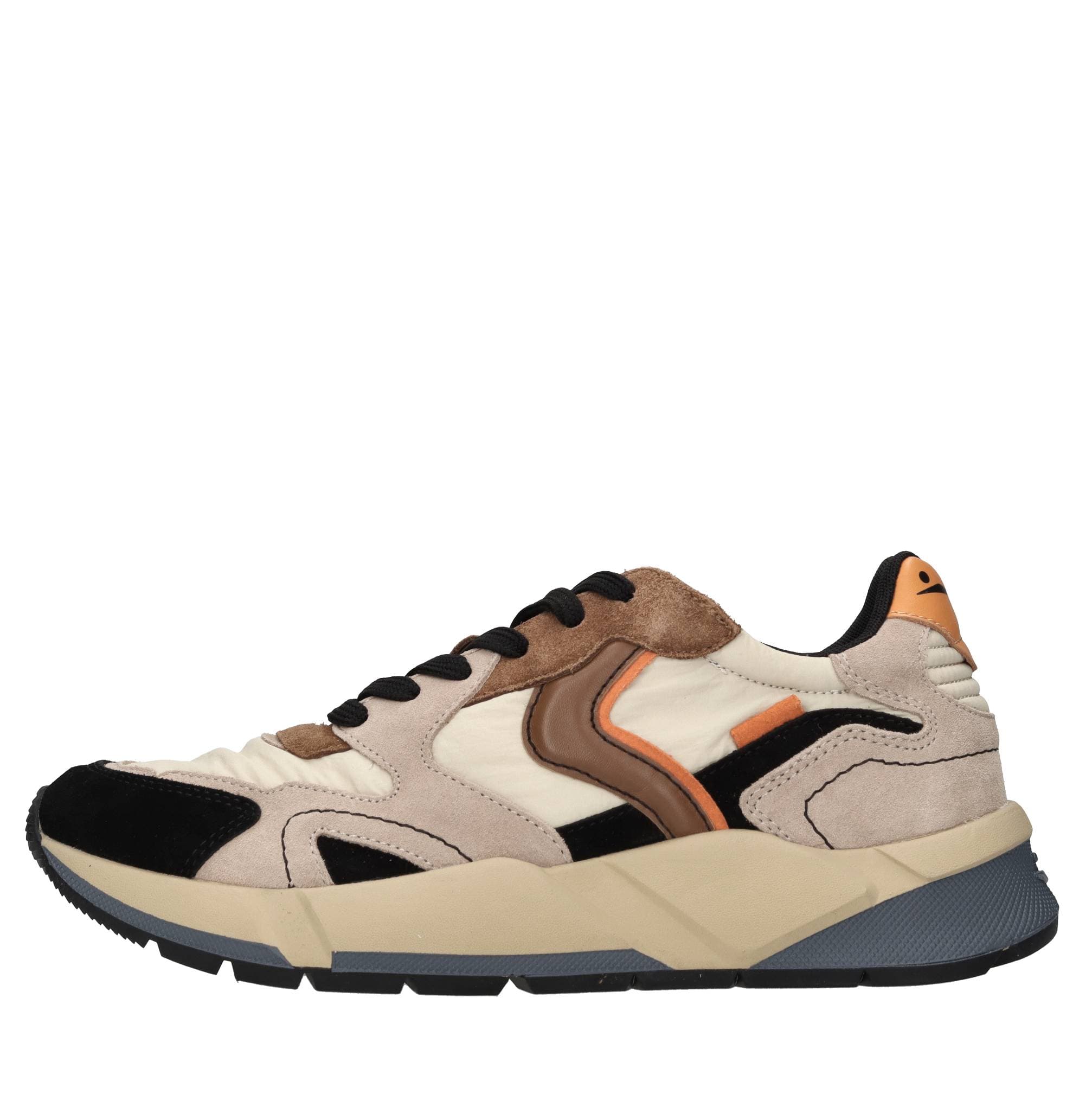 Suede and fabric sneakers — Multicolour