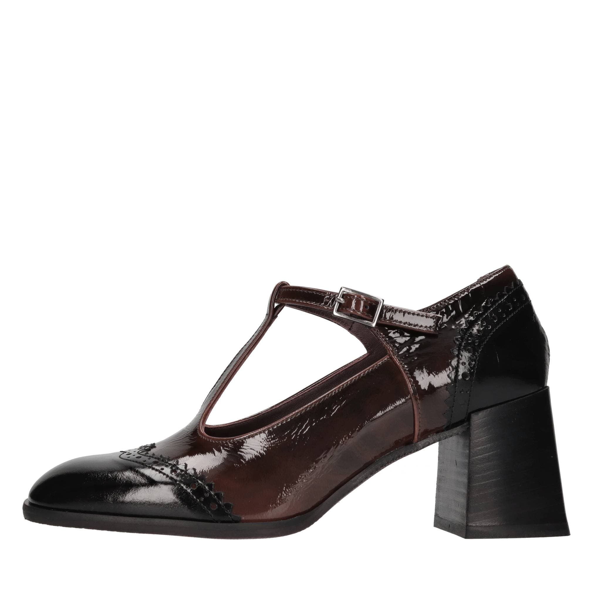Leather pumps — Multicolour