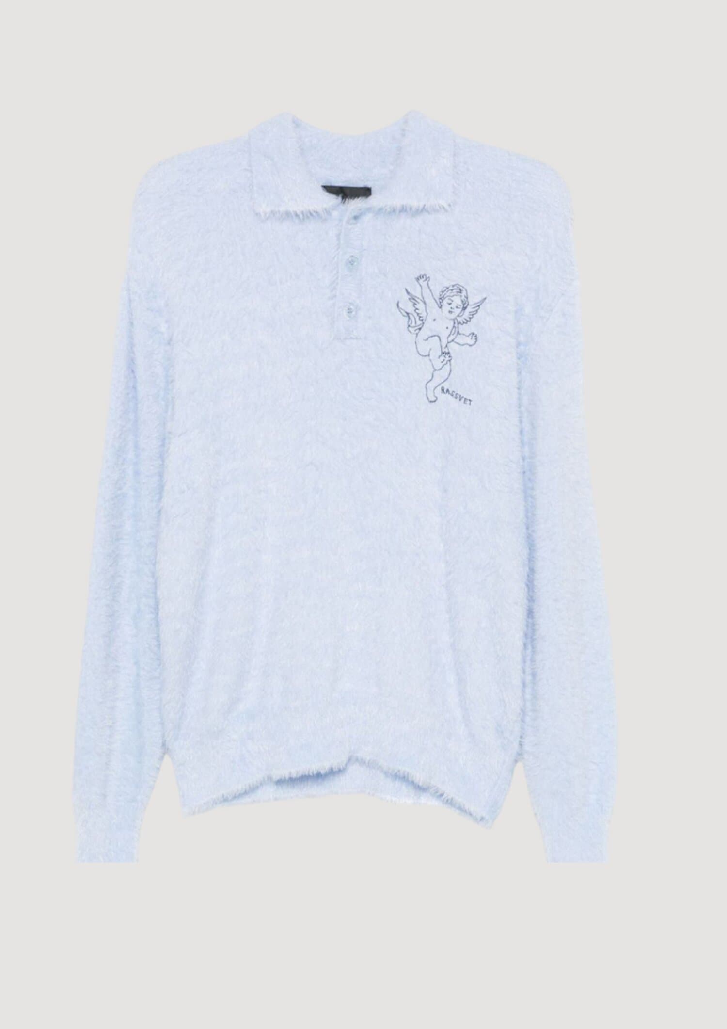 Angel Mohair Polo Knit