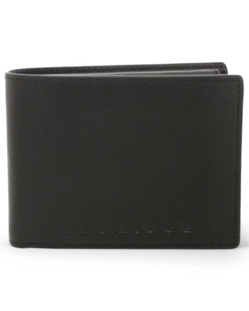 Wallet The Bridge Man Black Leather - 01403501-7R