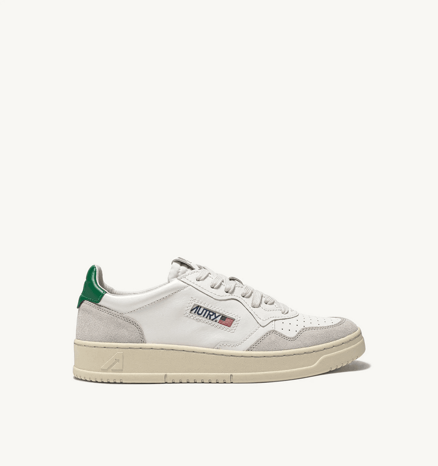 shoes man white and green