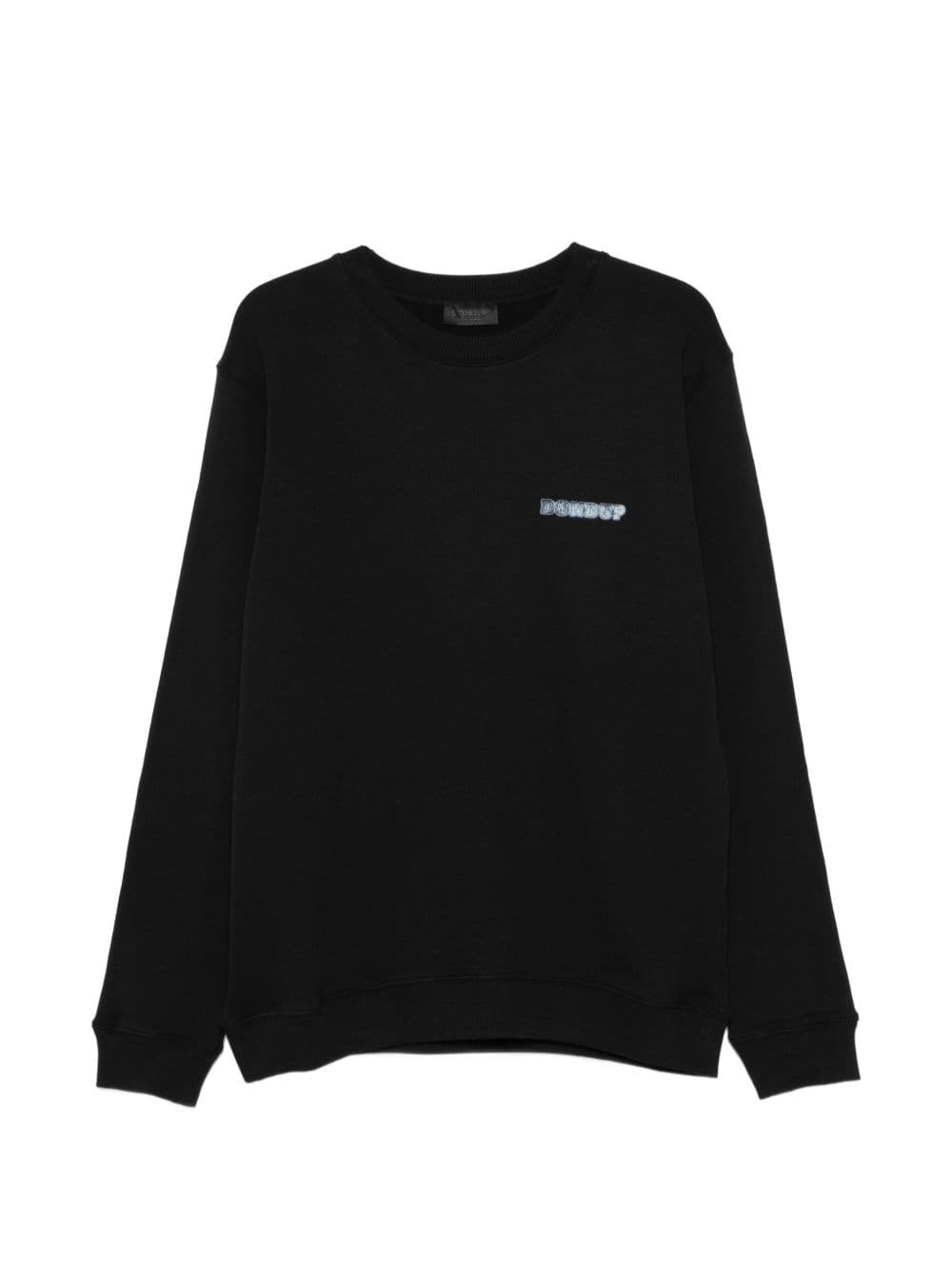 Dondup black sweatshirt man crew neck