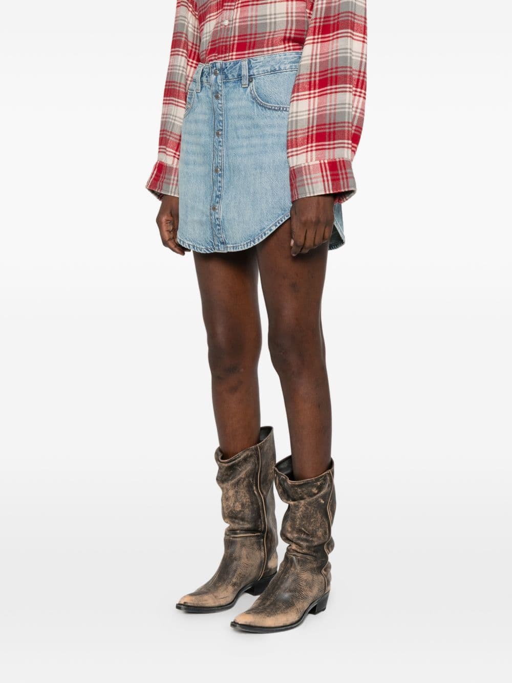 Diesel skirt de-ard woman blue