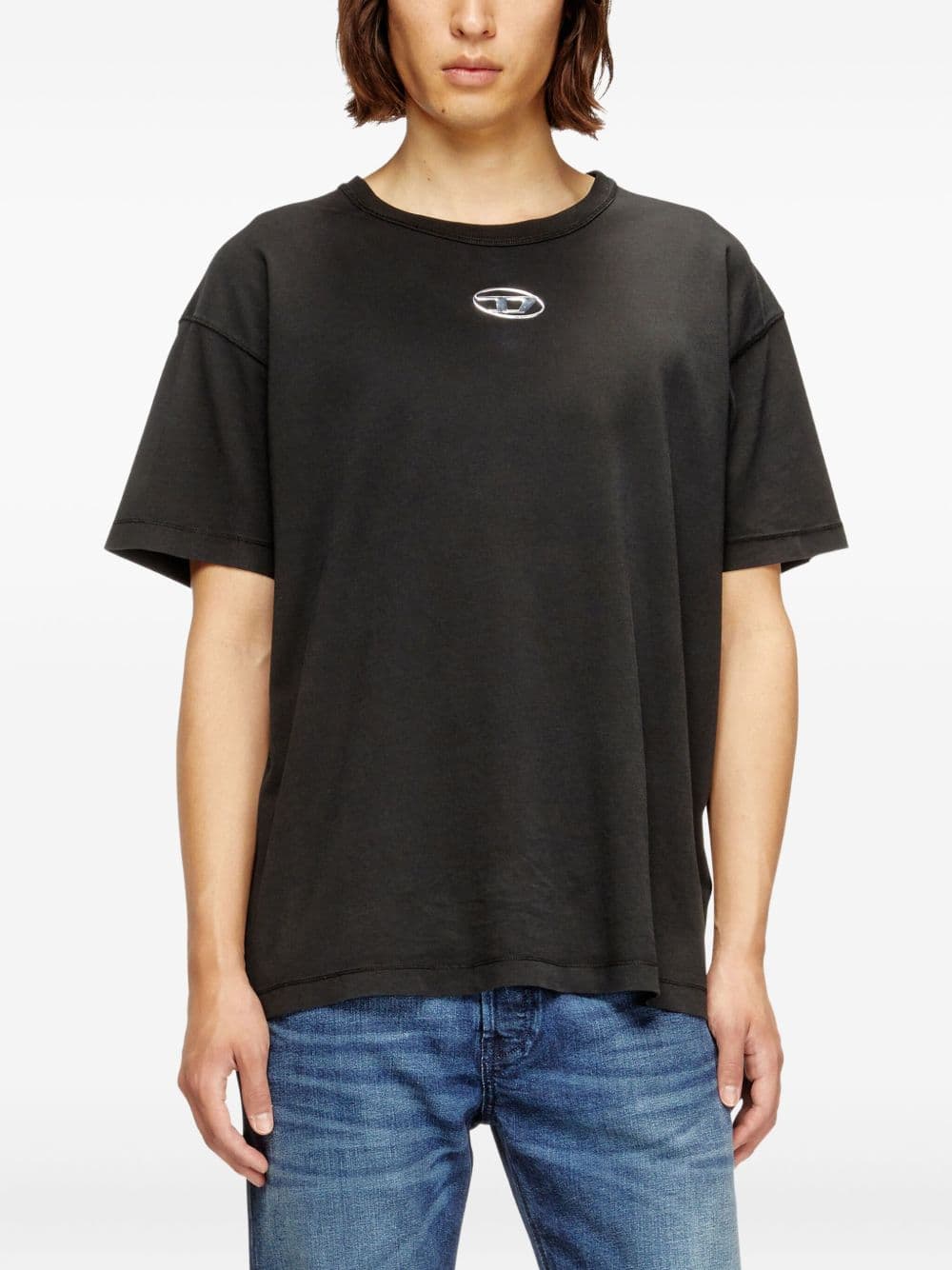 Diesel t-shirt t-norm-lod man black