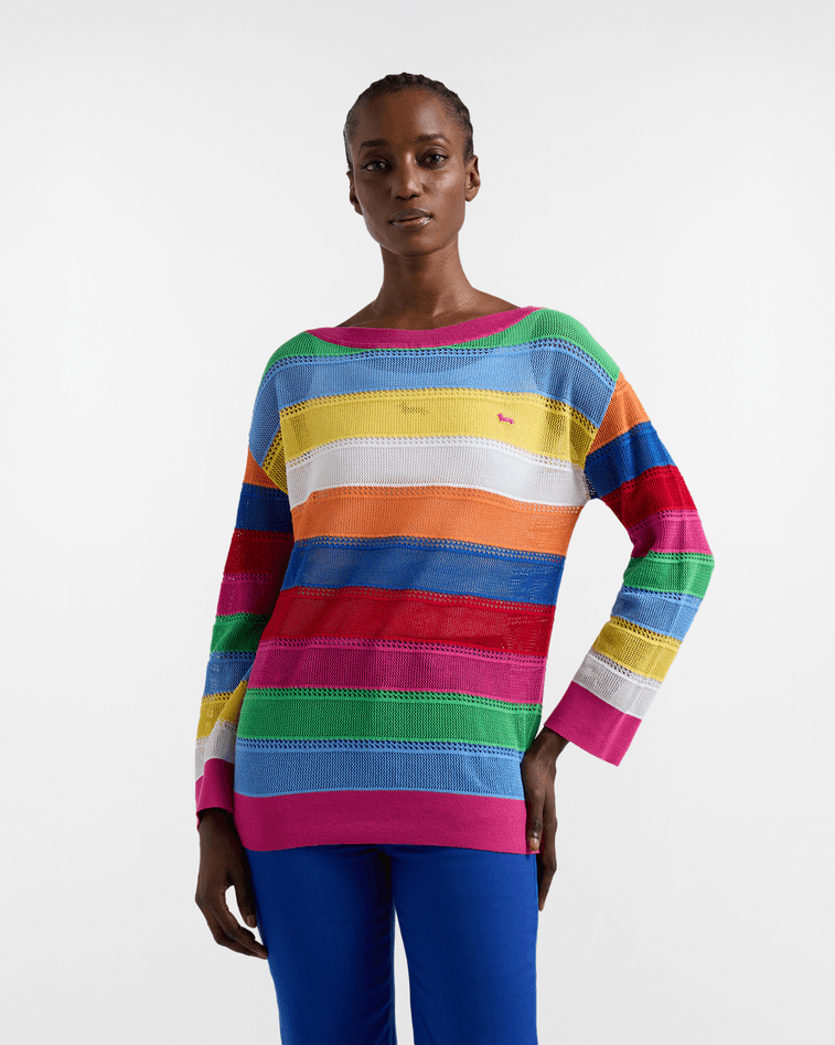 mesh multicolored mesh effect women orchid