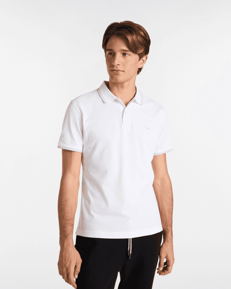 polo essentials cotton man white