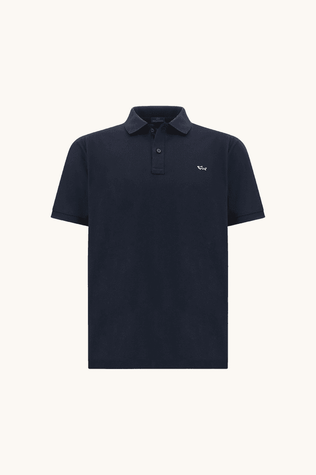 blue man polo