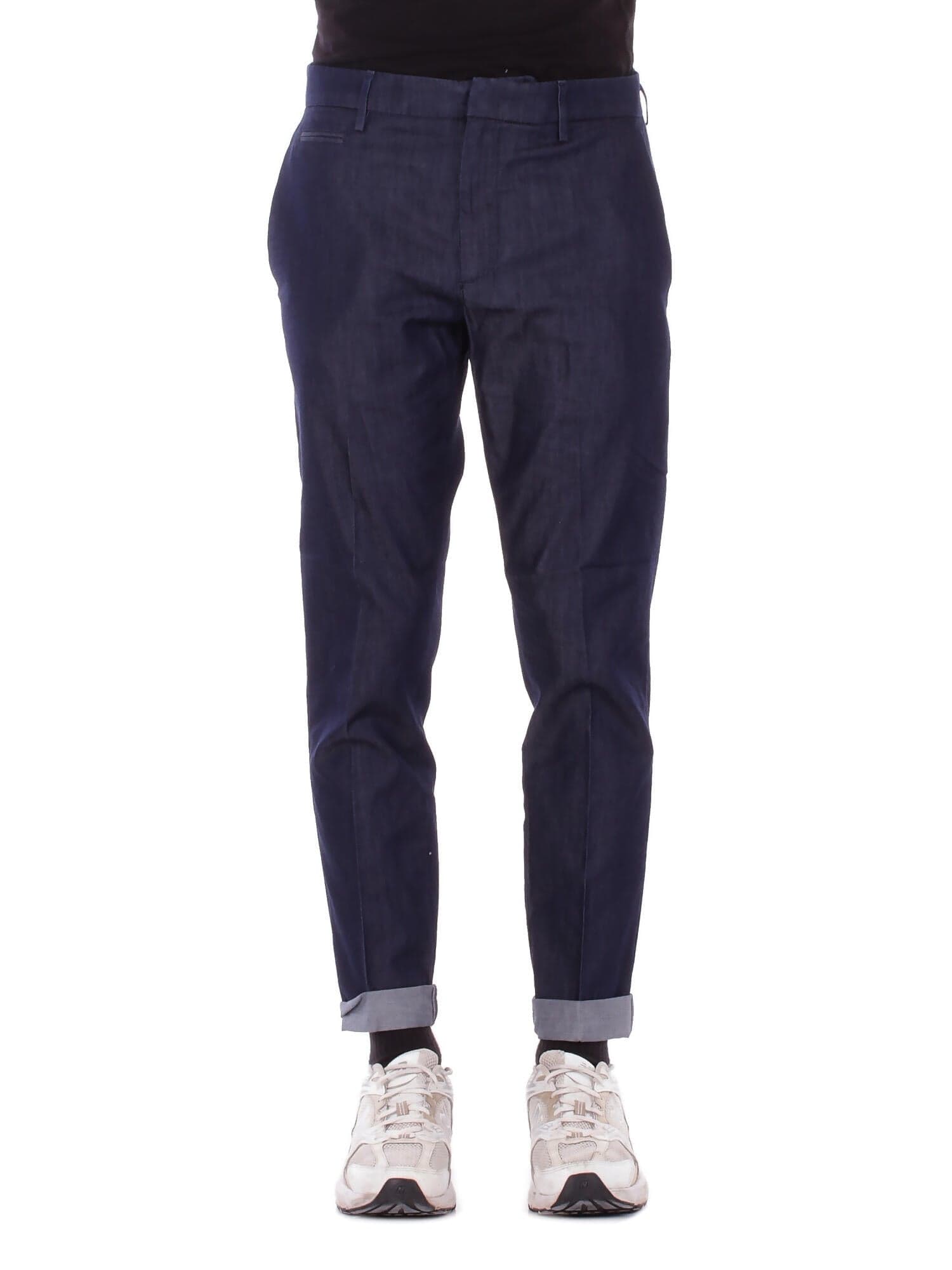 Dondup Men's pants up615df0293u 800 pants carrot chino joe blue denim