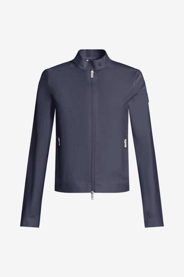 jacket biker woman dark blue
