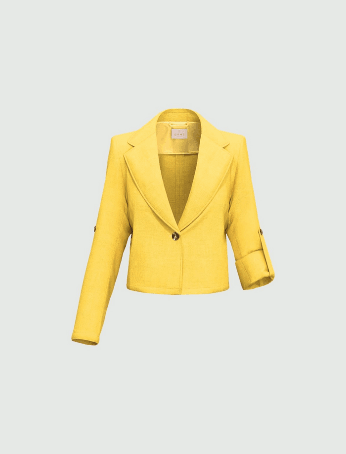 jacket woman mustard