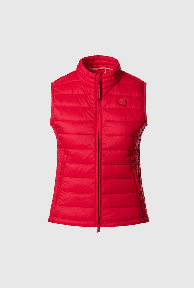 Naomi woman red vest