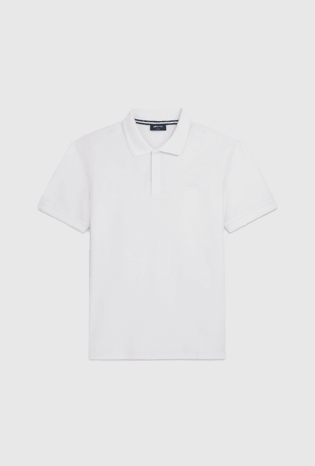 slim fit man white