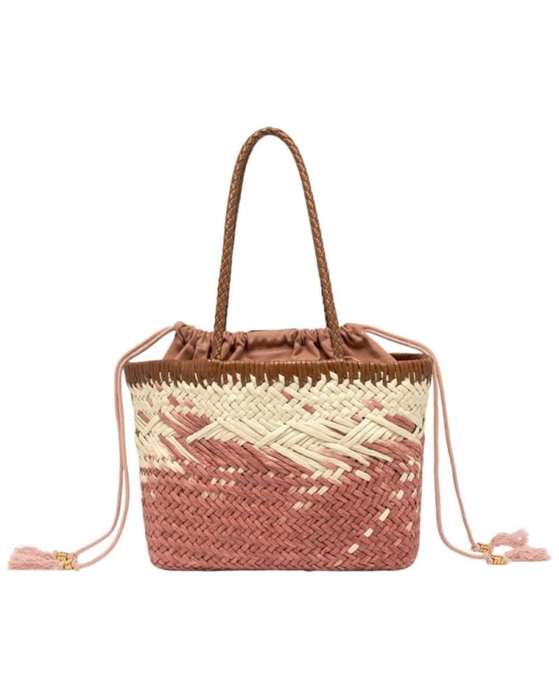 Gianni Chiarini Women's Paloma Bag Blush in Paglia and Leather