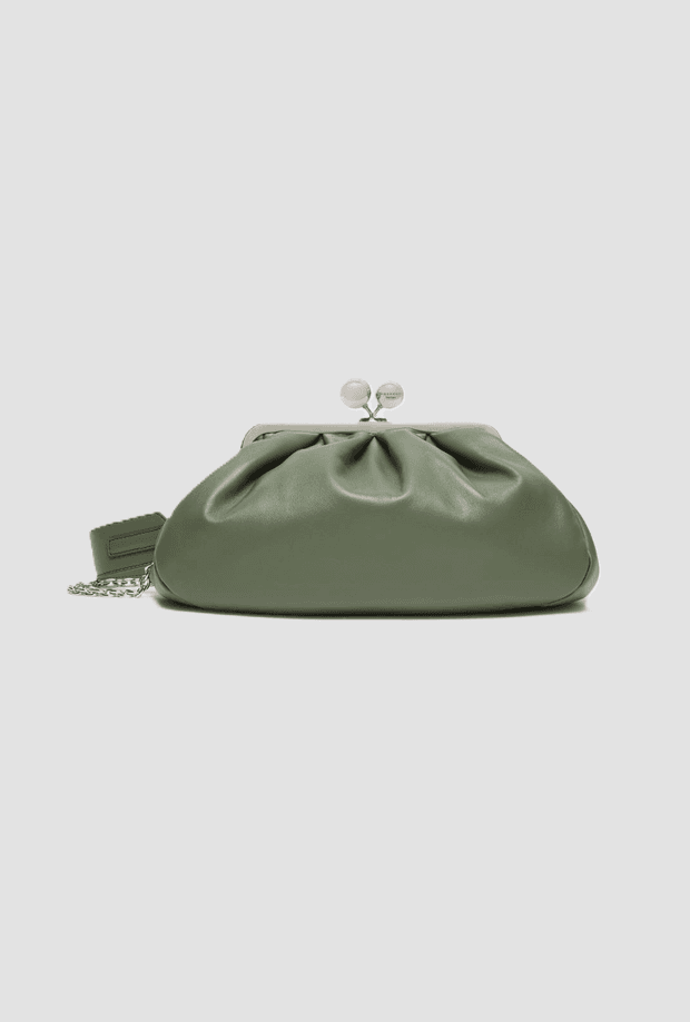 medium woman handbag green sage