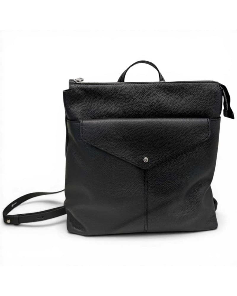 LorisStella Handbag Backp Woman Black Leather