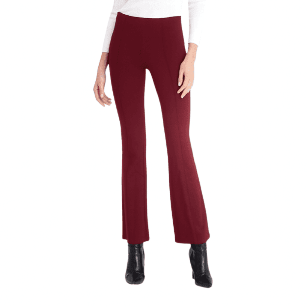 Goa Goa bottom up bell leggings model Kalinda burgundy color with high waist and elastic waist