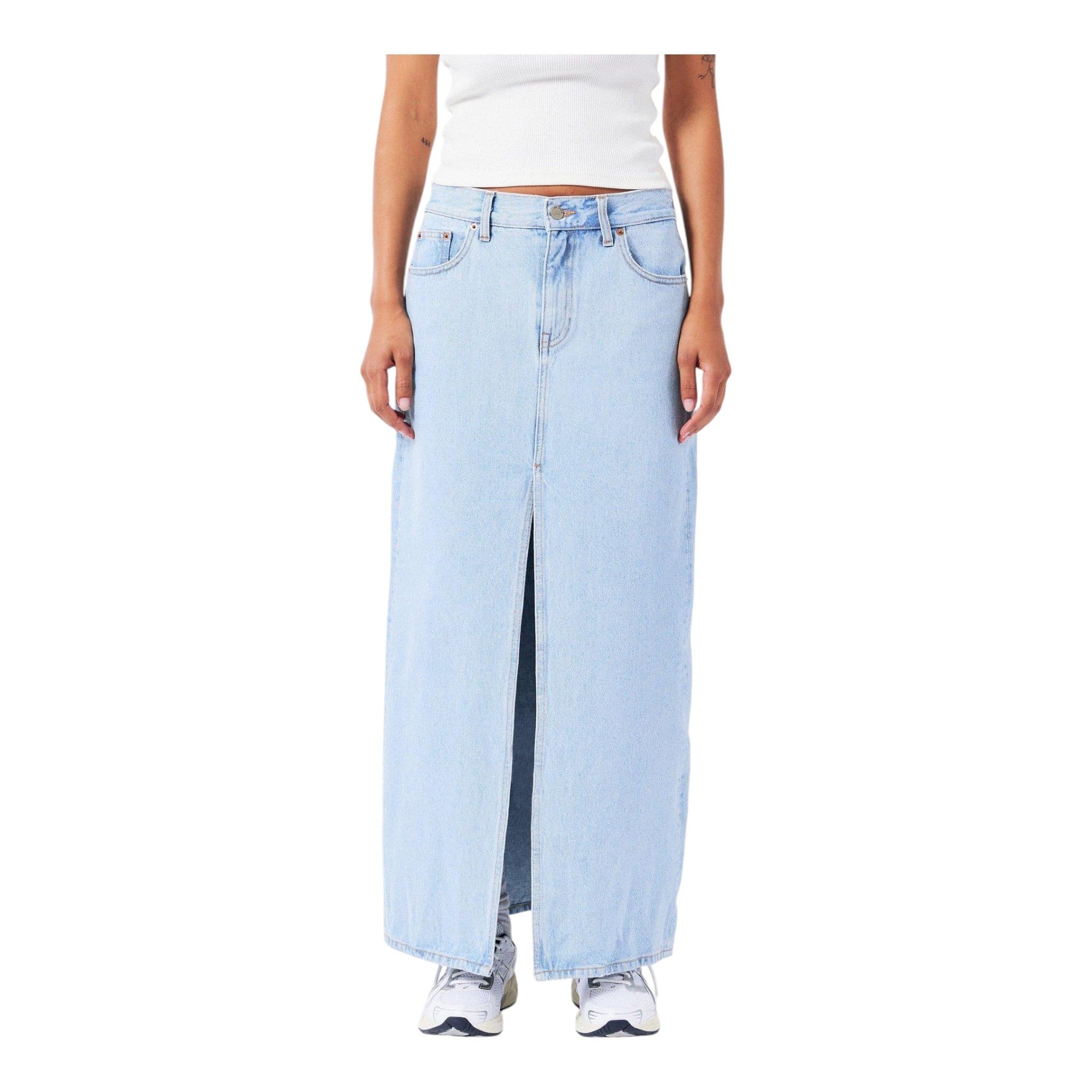 skirt dr.denim myra skirt - stream sky used