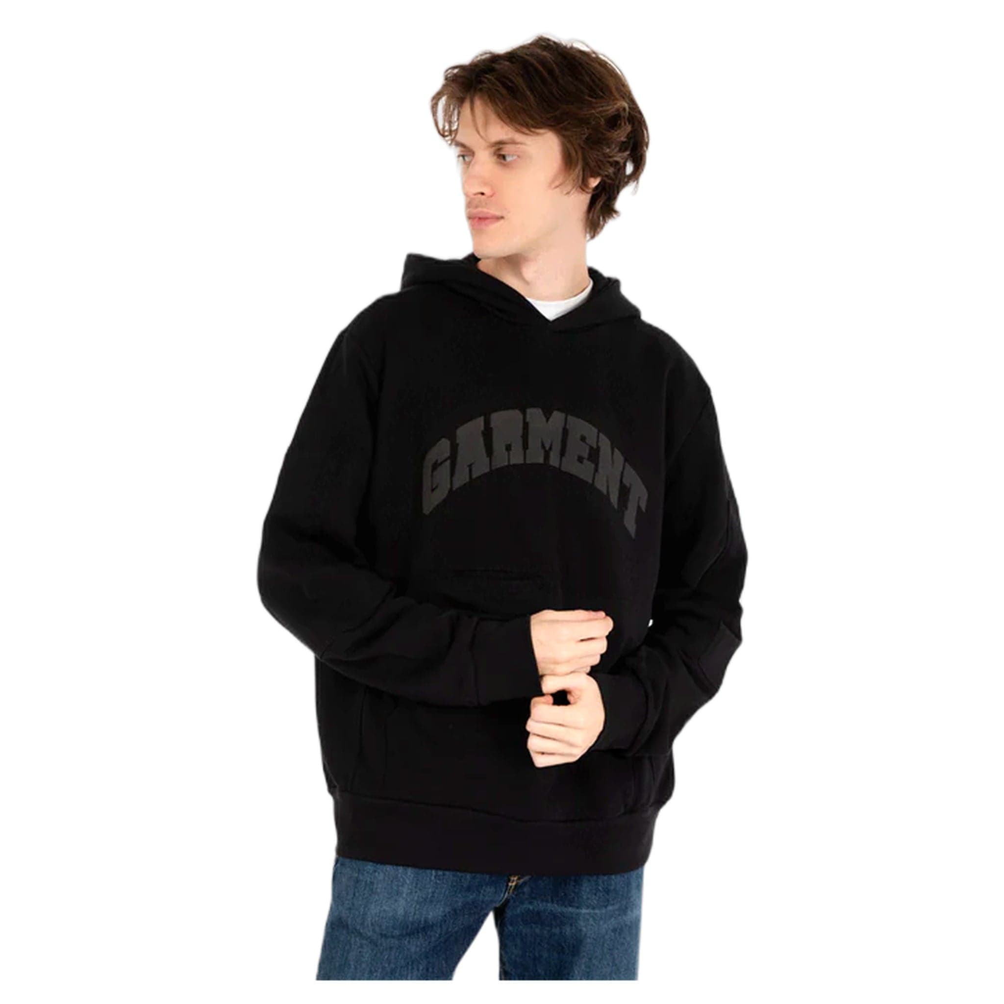 phenol Garment Workshop utility hoodie-chaos black