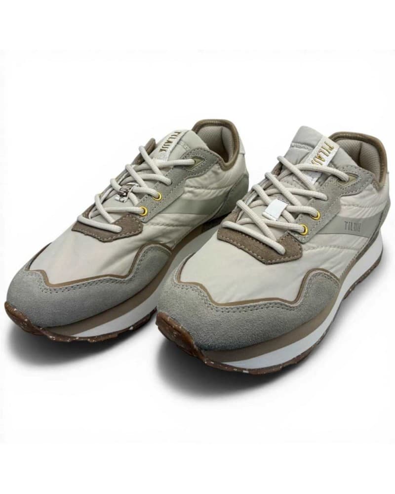 Alviero Martini 1 Classe Geo Classic Woman Sand in Fabric and Leather Size 36