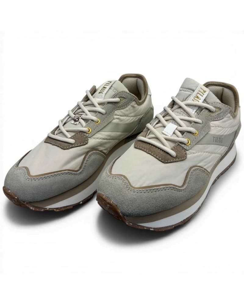 Alviero Martini 1 Classe Geo Classic Woman Sand in Fabric and Leather Size 37