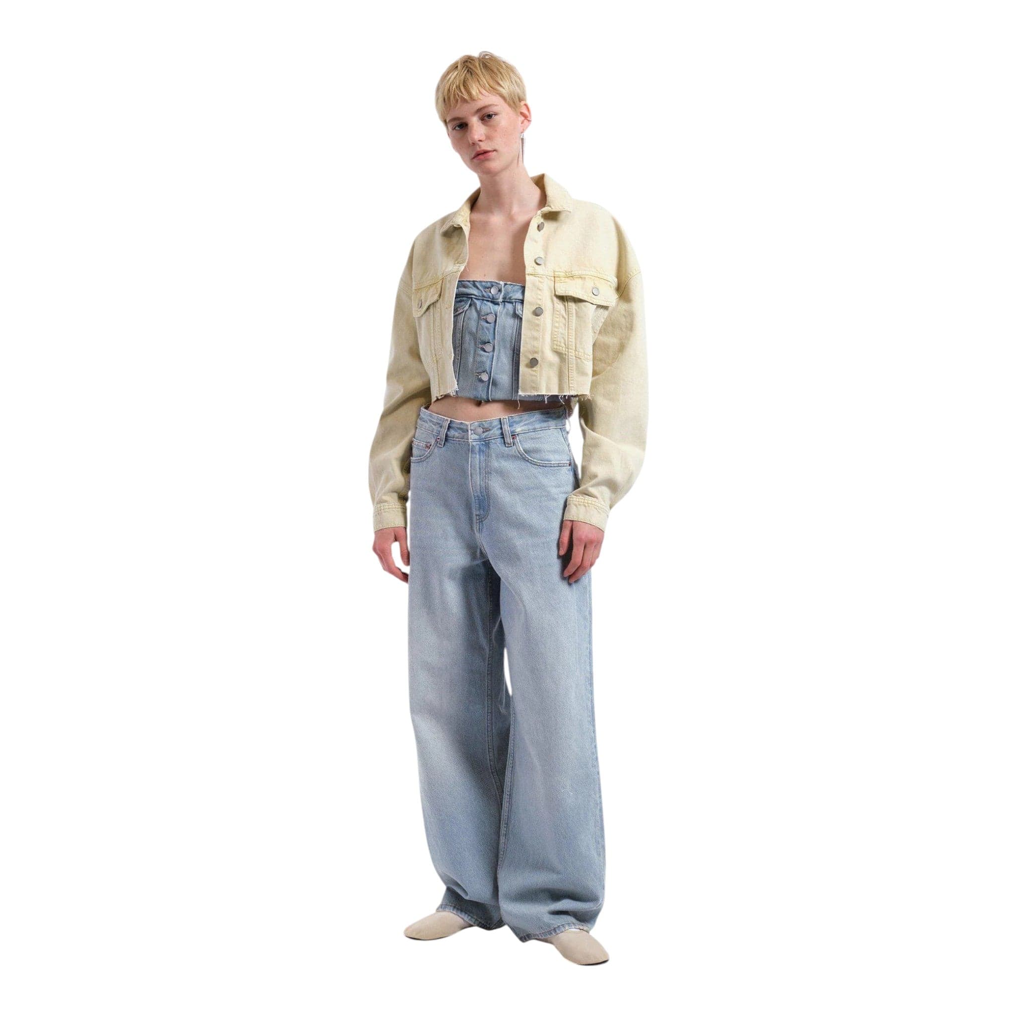 jeans woman dr denim woman - canyon light vintage