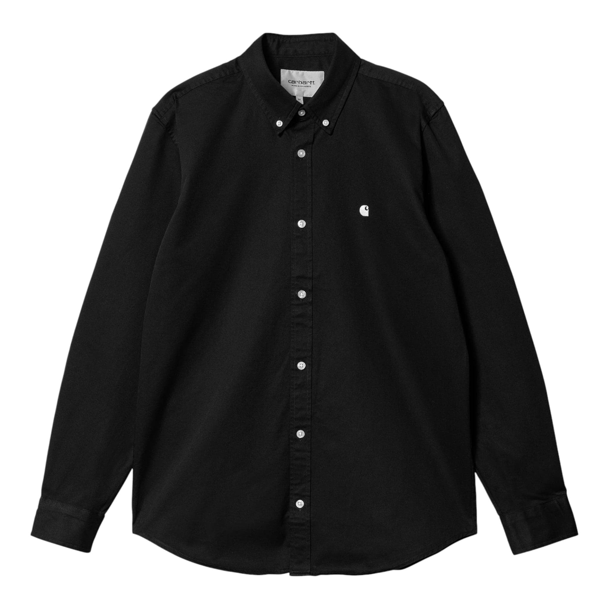 Carhartt Wip l/s madison shirt - black / white