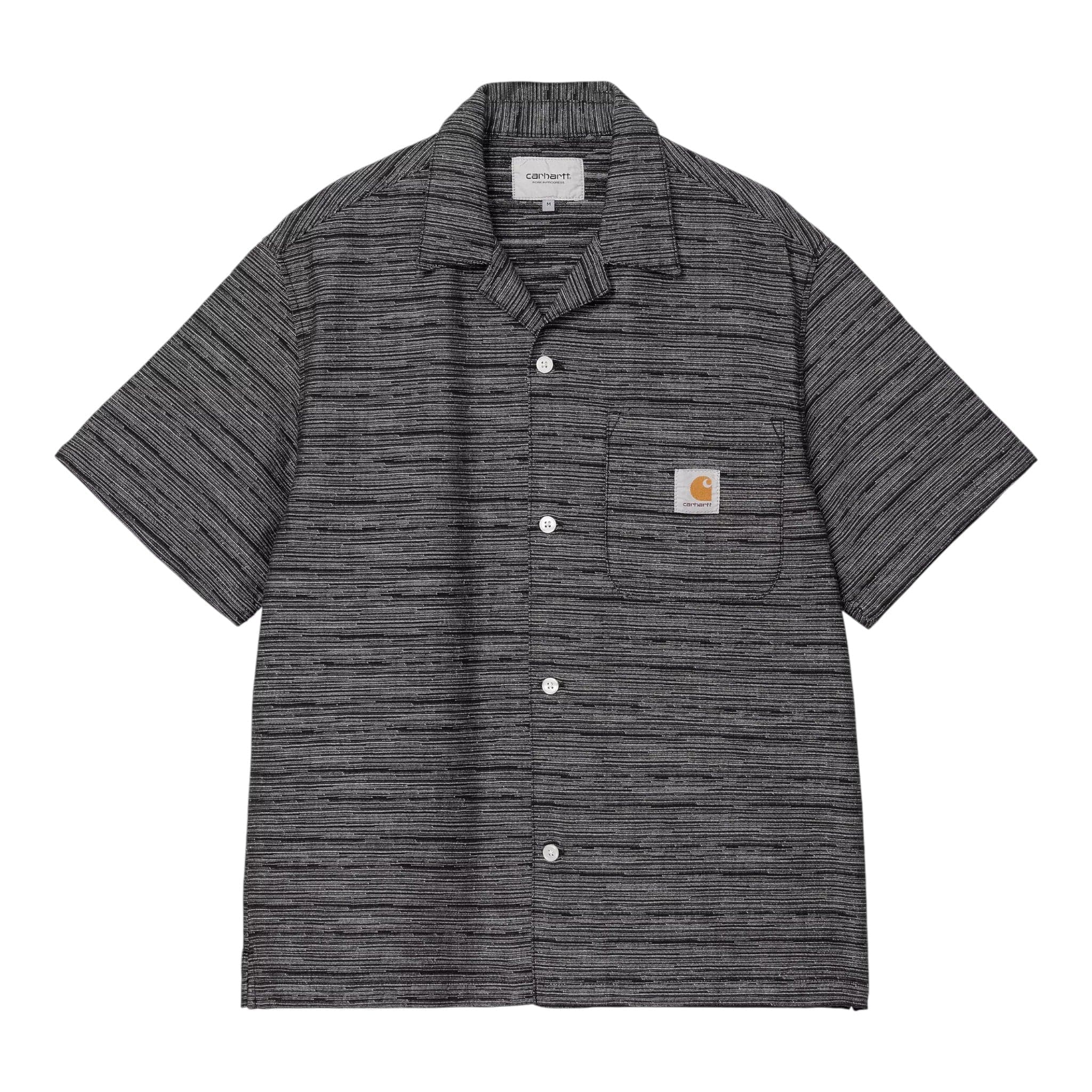 Carhartt Wip s/s gellar shirt - gellar stripe / black