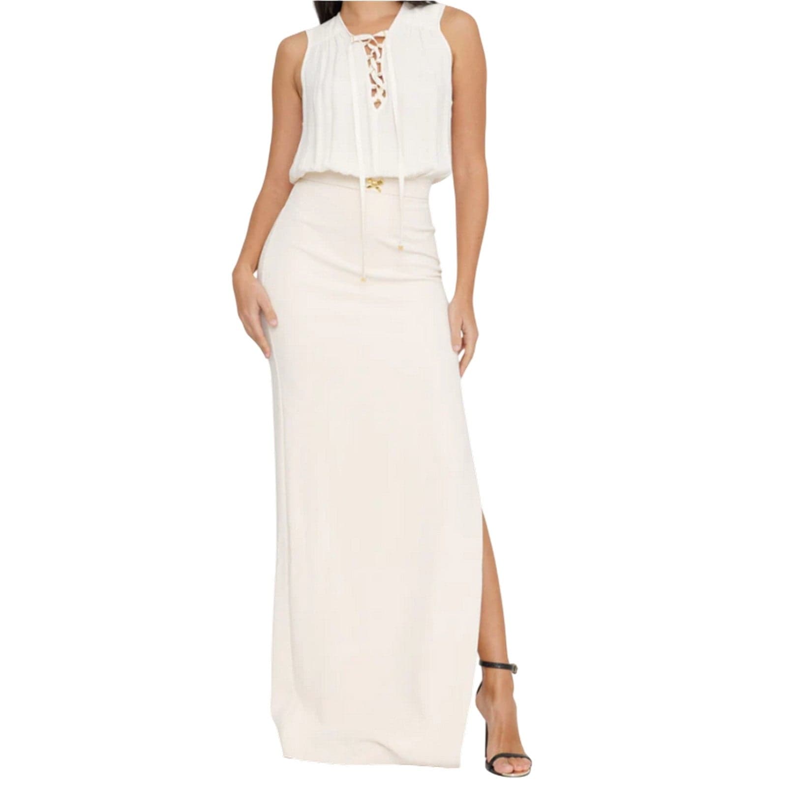 casual woman clothes Elisabetta Franchi - dress - white