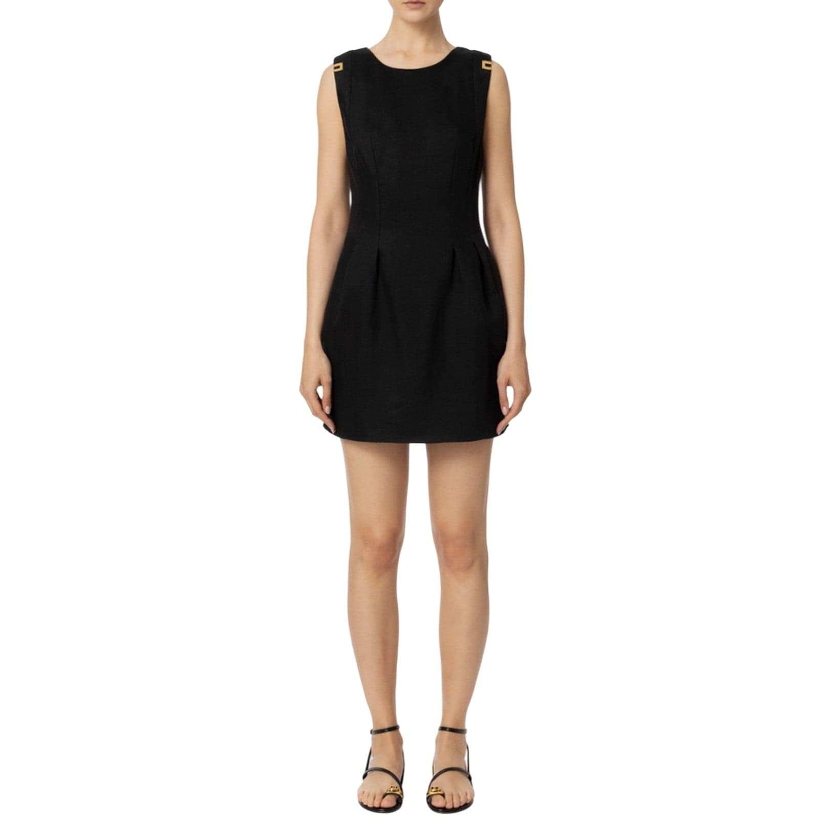 casual woman clothes Elisabetta Franchi - dress - black