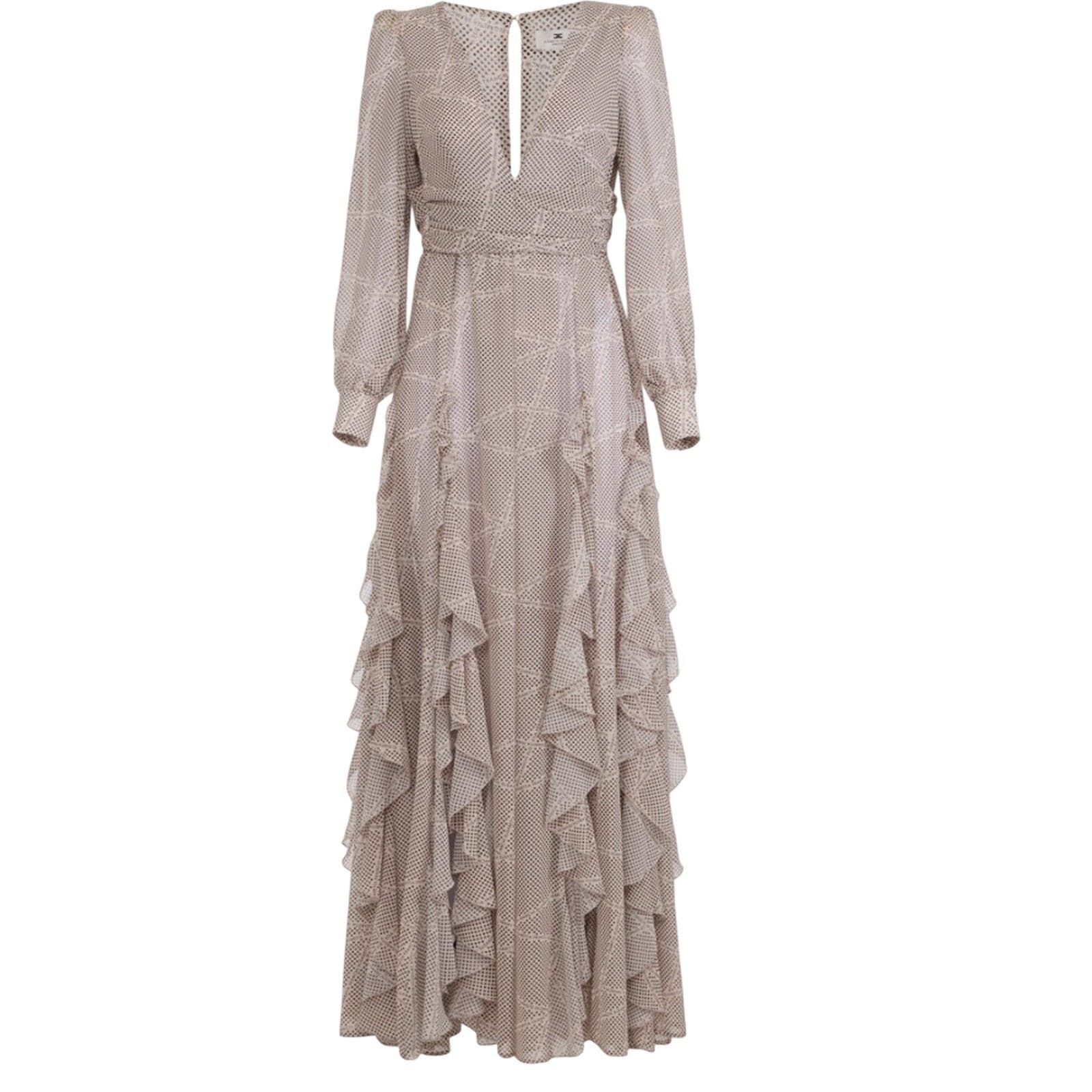 casual woman clothes Elisabetta Franchi - dress - white