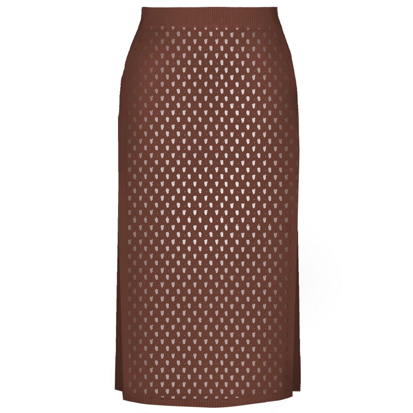 Women casual skirts Mc2 Saint Barth - darline mesh 18 brown - n.d.