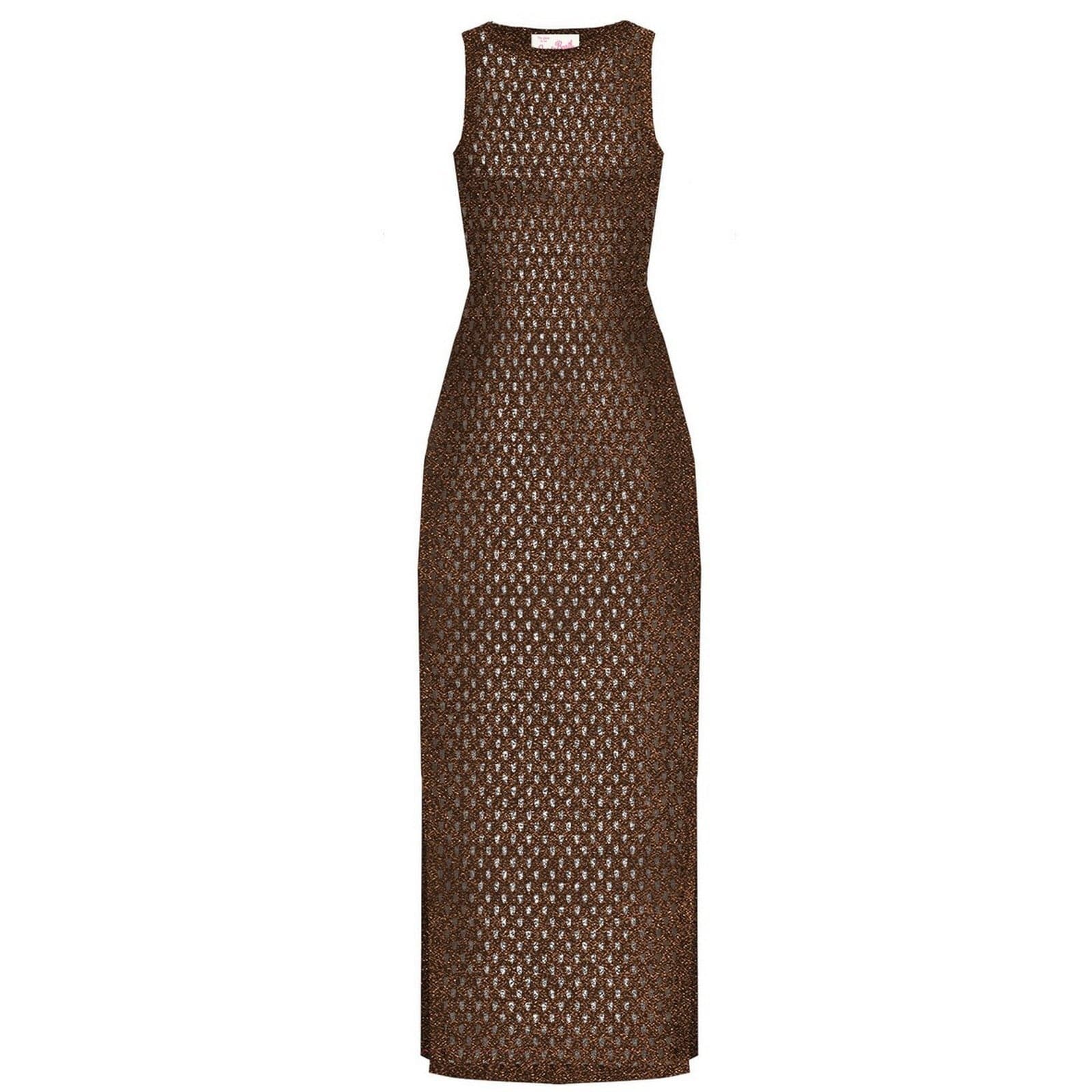 casual woman clothes Mc2 Saint Barth - eileen mesh 18l brown - n.d.