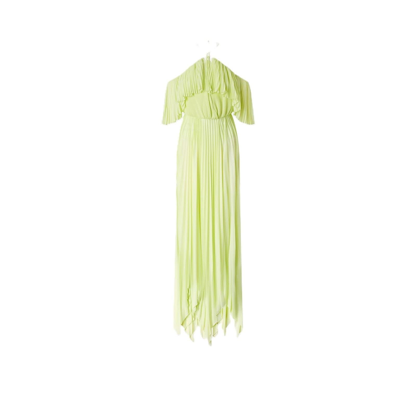 casual woman clothes Pinko - verzellino dress jersey indemagliabile plisse - green