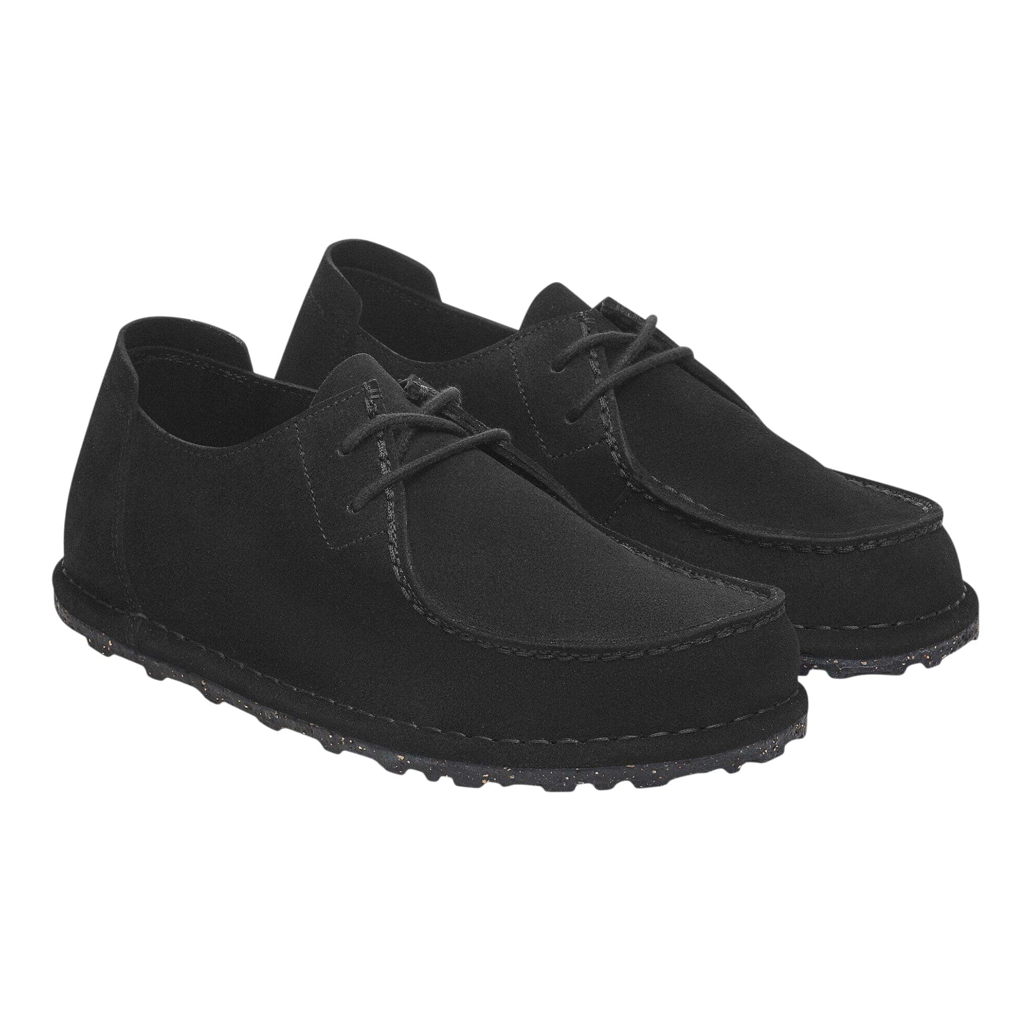 shoes shoes Birkenstock utti lace suede leather - black