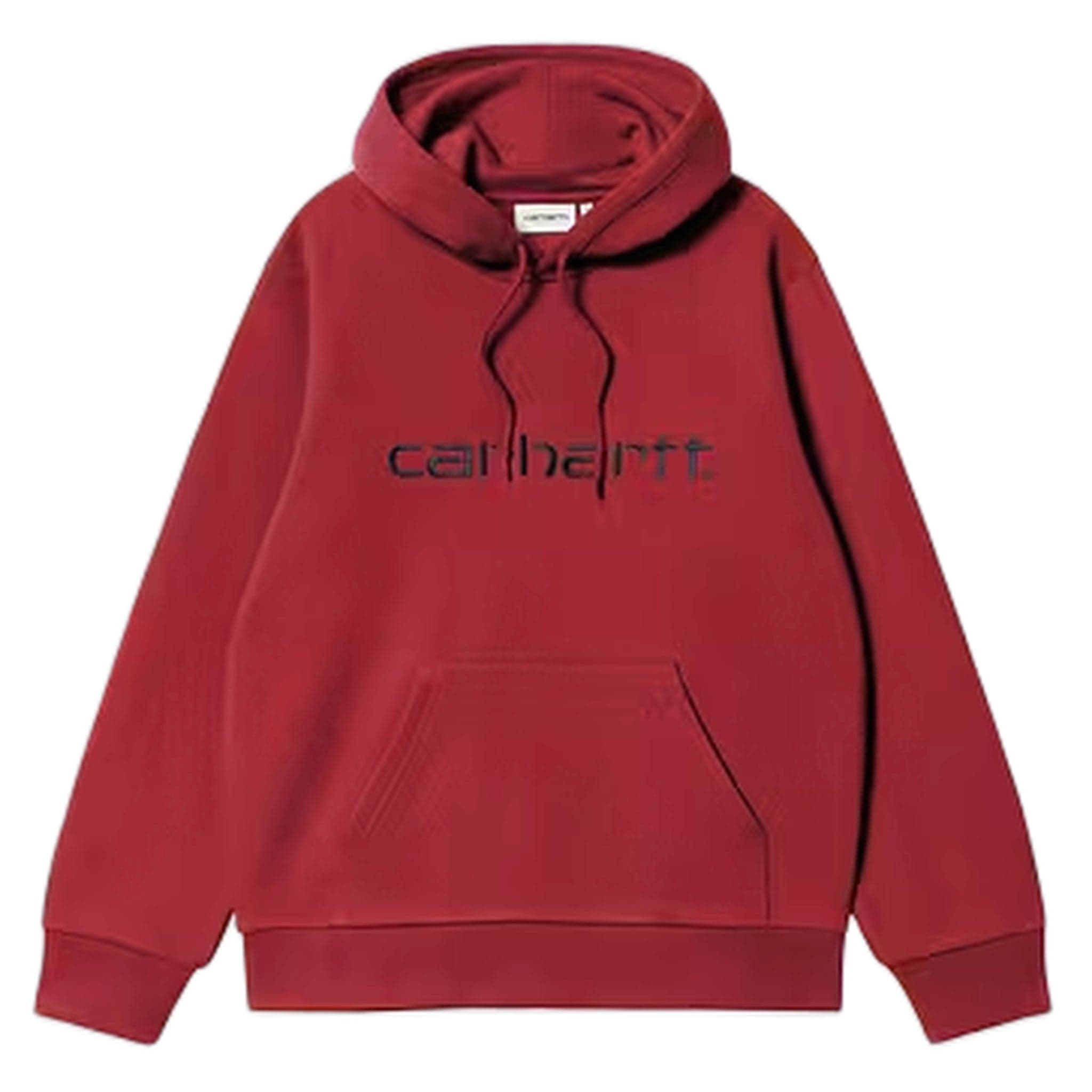 phenol Carhartt Wip hooded carhartt sweat - scarlet / graphite