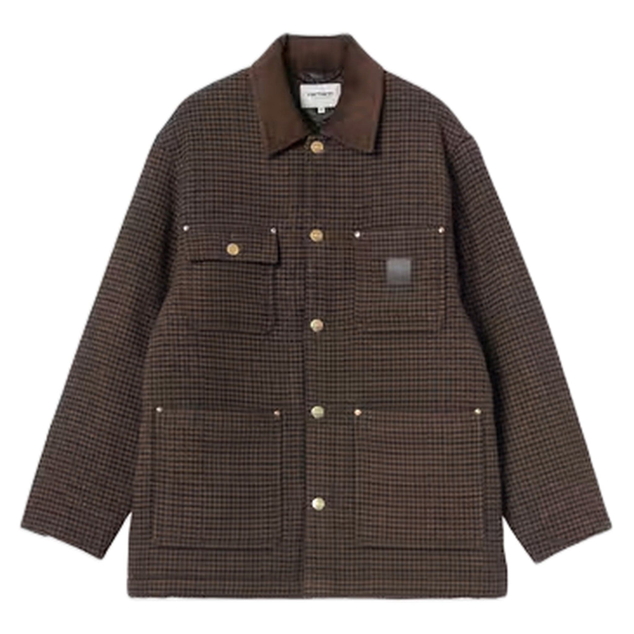 jacket Carhartt Wip lowis chore coat - lowis houndstooth