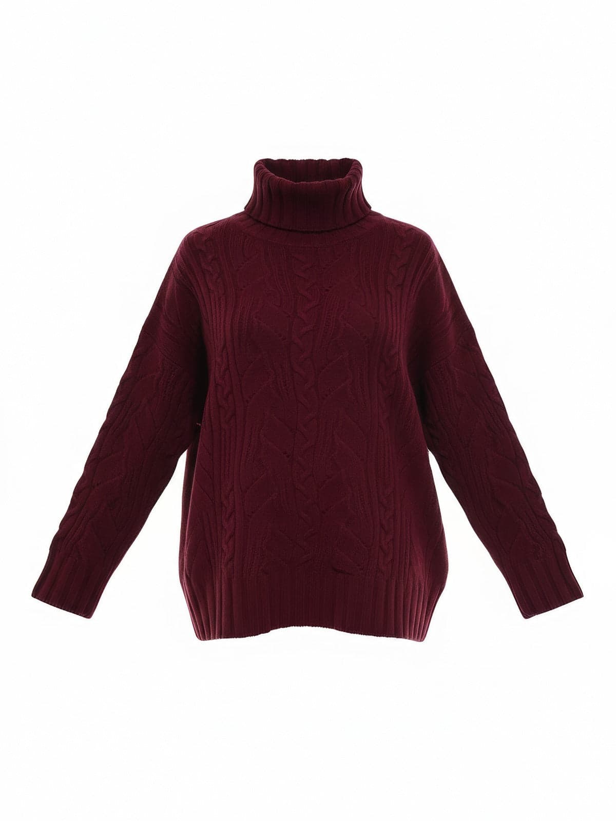 woman t-shirts d.exterior - multitrecce dolcevita - red