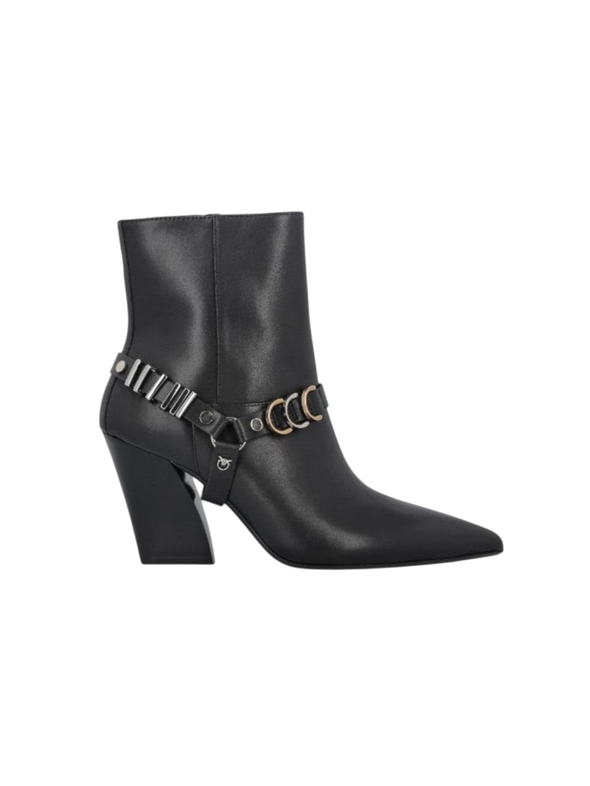 Women's boots Pinko - purple 02 - ankle boot calf - black