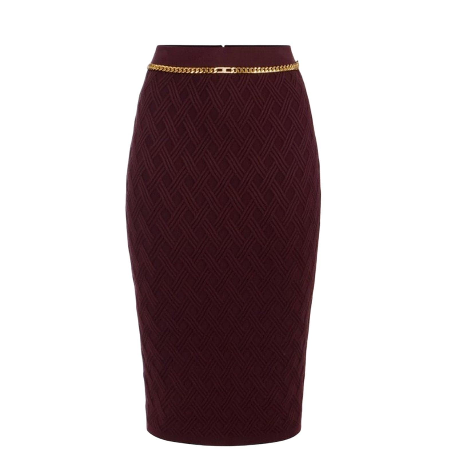 Other (skirt) woman Elisabetta Franchi - knitted skirt - burgundy