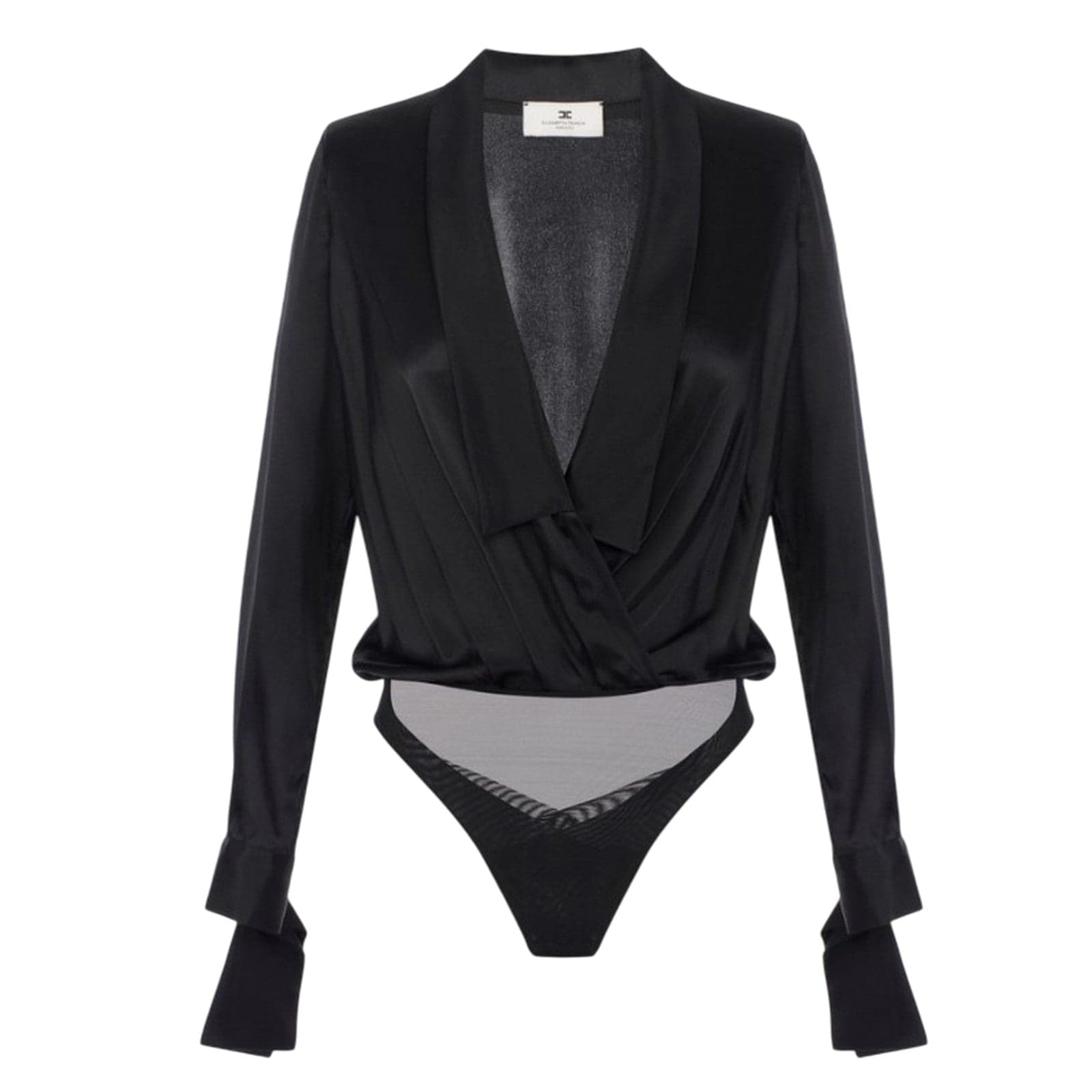 women's shirts Elisabetta Franchi - body shirt - black