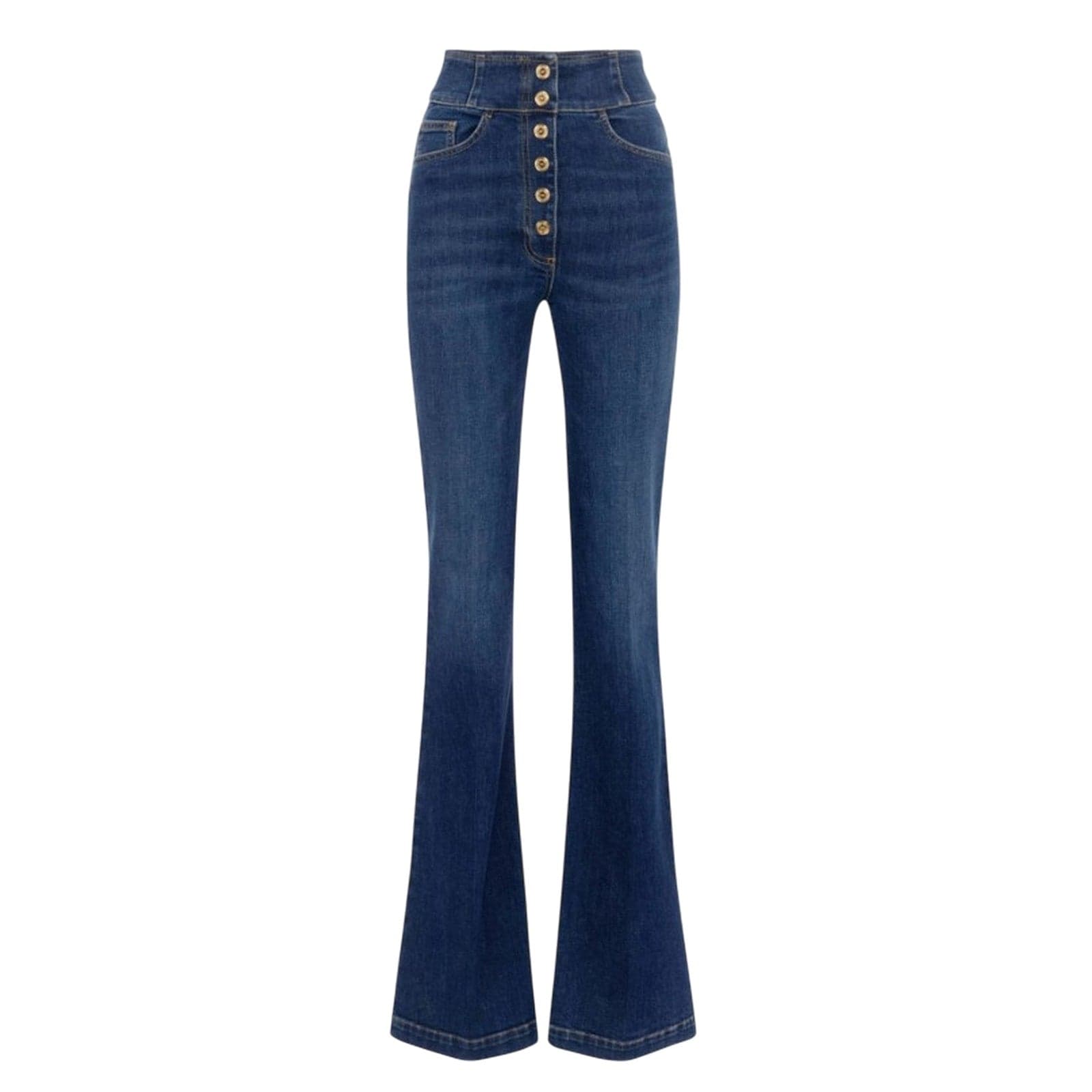jeans woman Elisabetta Franchi - pants mod. jeans - denim