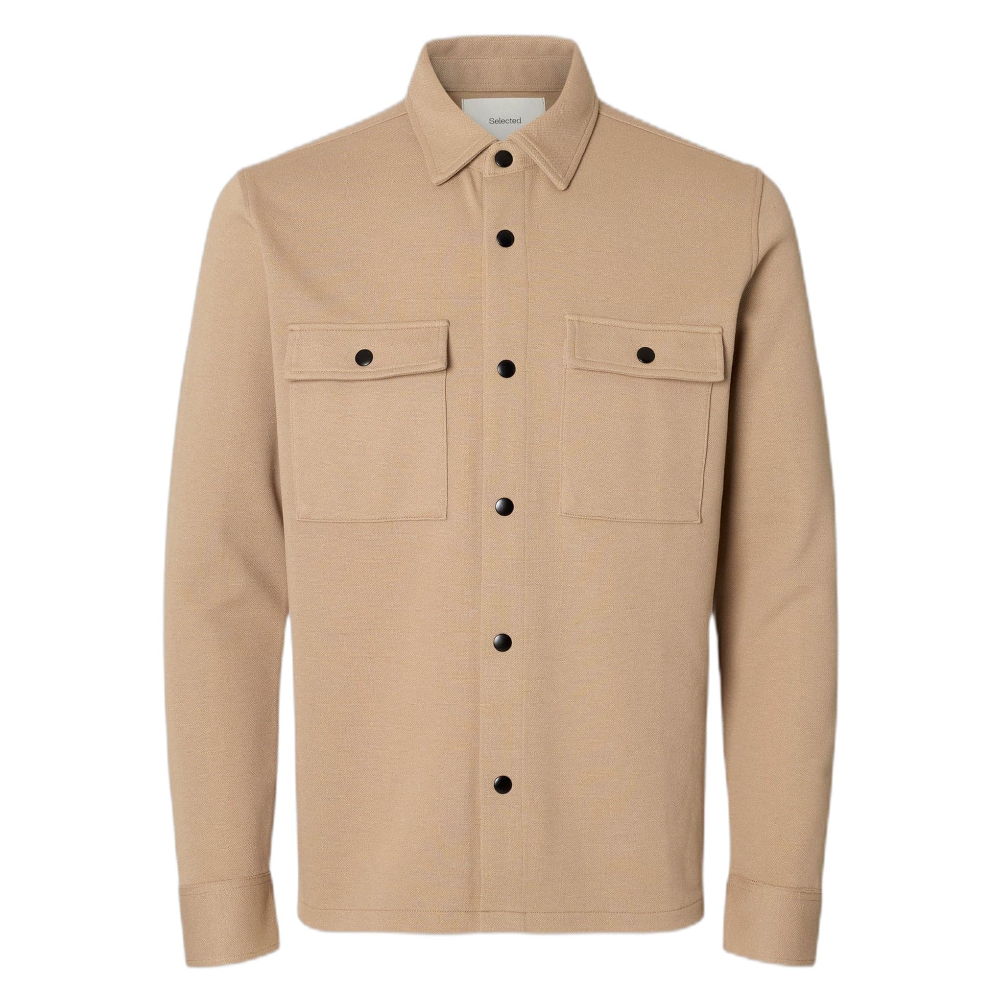 Shirt shirt Selected Homme jackie sweat jacket - brown