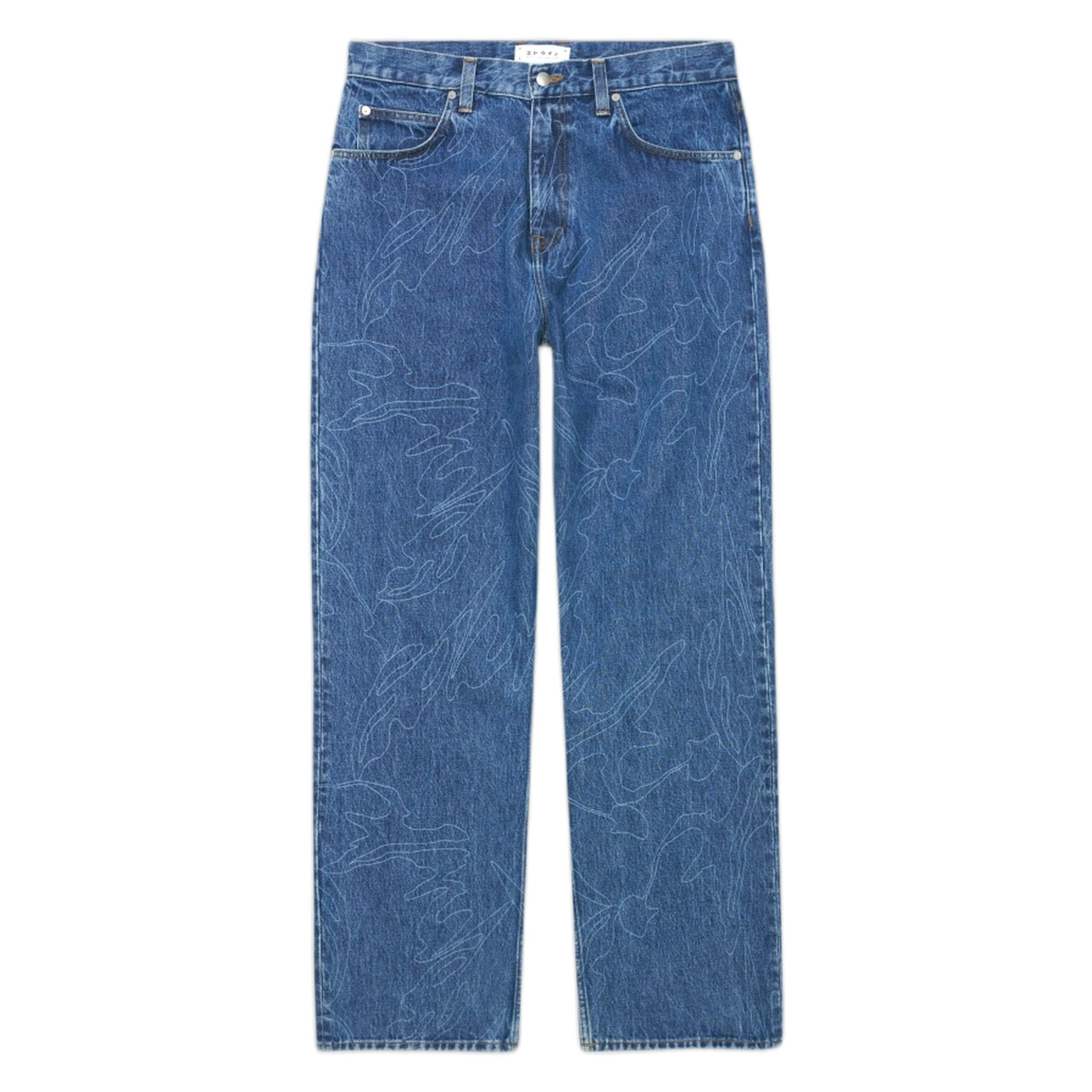 jeans jeans Edwin shizuku matrix pant - aol mid stone wash
