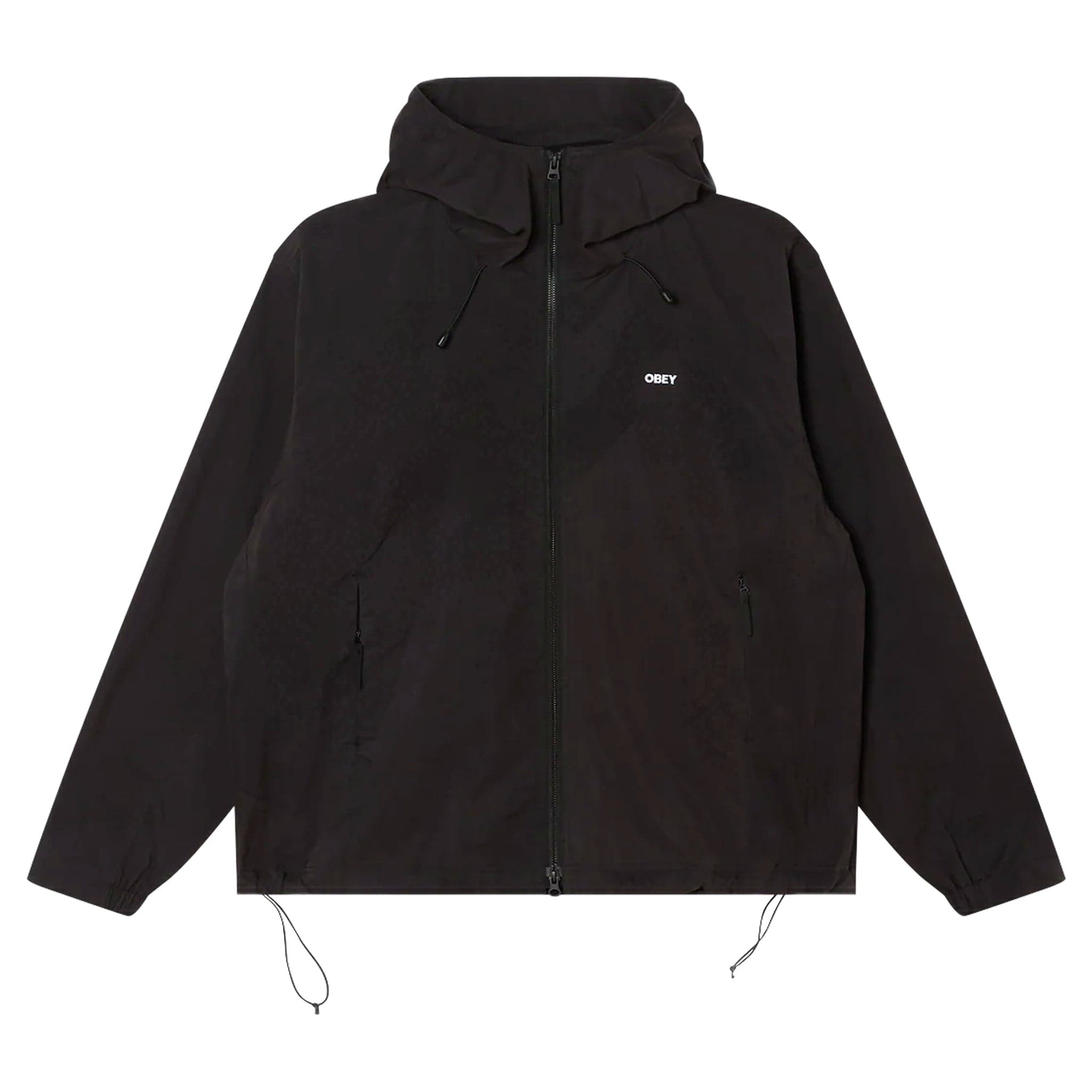 jacket Obey sota shell jacket - black